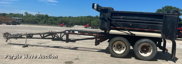 image for item DN3099 1996 Clement  end dump pup trailer