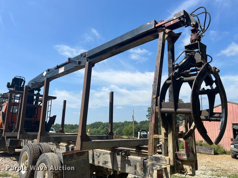 image for item DP0538 1987 Ford L8000  log loader truck