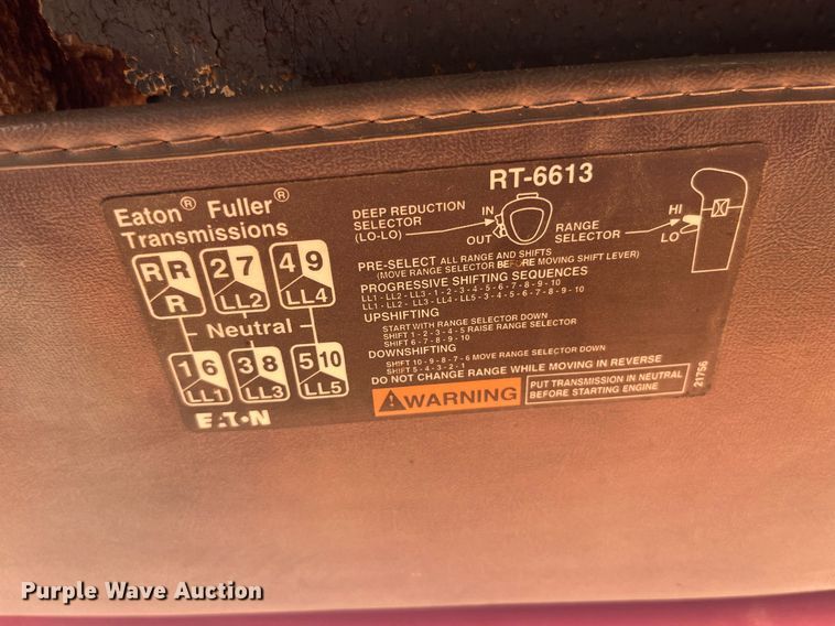 image for item DP0538 1987 Ford L8000  log loader truck