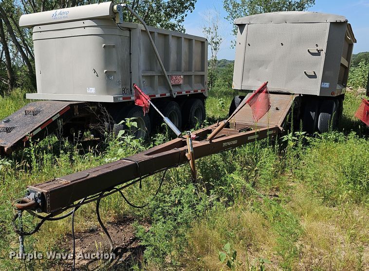 image for item DQ0125 1990 Cornhusker Pup  end dump pup trailer