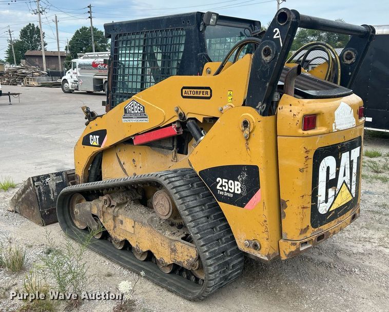 image for item DQ0864 2011 Caterpillar 259B3  tracked skid steer loader