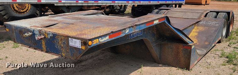 image for item DQ7500 1969 Twamco SDDLBXHT2  drop deck equipment trailer