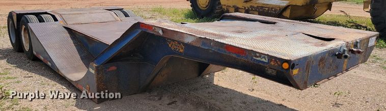 image for item DQ7500 1969 Twamco SDDLBXHT2  drop deck equipment trailer