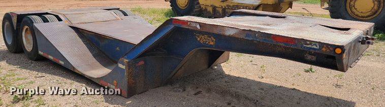 image for item DQ7500 1969 Twamco SDDLBXHT2  drop deck equipment trailer