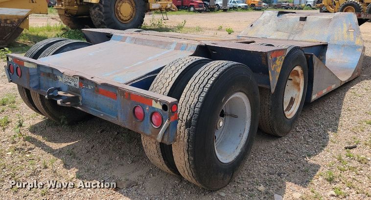 image for item DQ7500 1969 Twamco SDDLBXHT2  drop deck equipment trailer