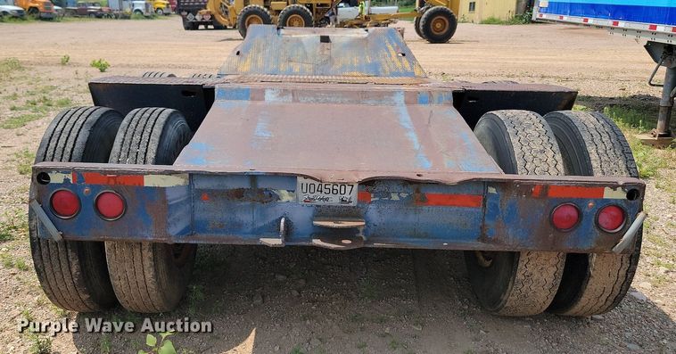 image for item DQ7500 1969 Twamco SDDLBXHT2  drop deck equipment trailer