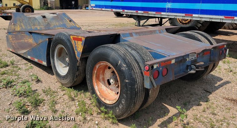 image for item DQ7500 1969 Twamco SDDLBXHT2  drop deck equipment trailer