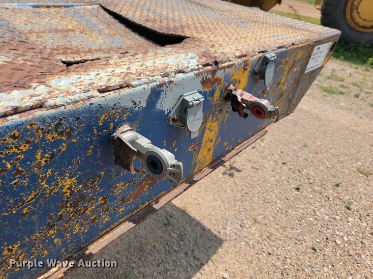 image for item DQ7500 1969 Twamco SDDLBXHT2  drop deck equipment trailer