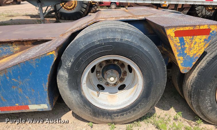 image for item DQ7500 1969 Twamco SDDLBXHT2  drop deck equipment trailer