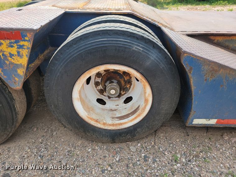 image for item DQ7500 1969 Twamco SDDLBXHT2  drop deck equipment trailer