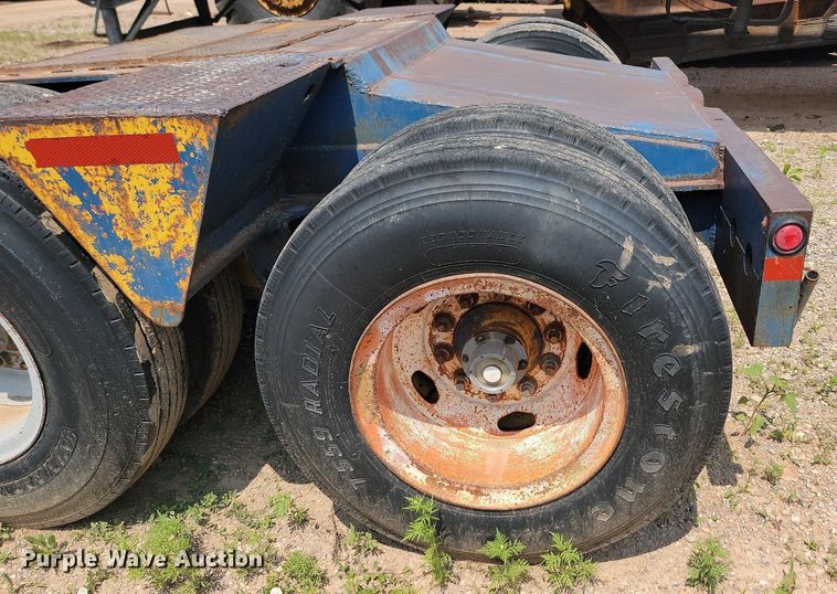 image for item DQ7500 1969 Twamco SDDLBXHT2  drop deck equipment trailer