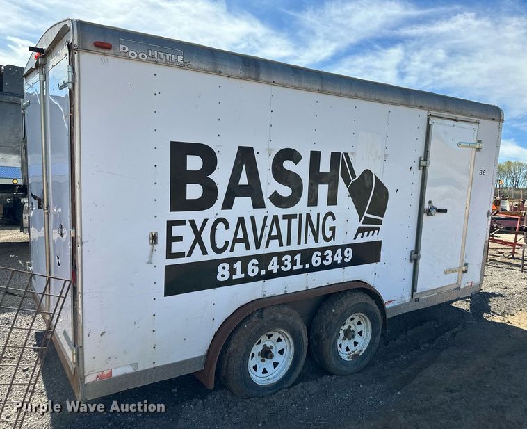 image for item DR5183 Doolittle  enclosed cargo trailer