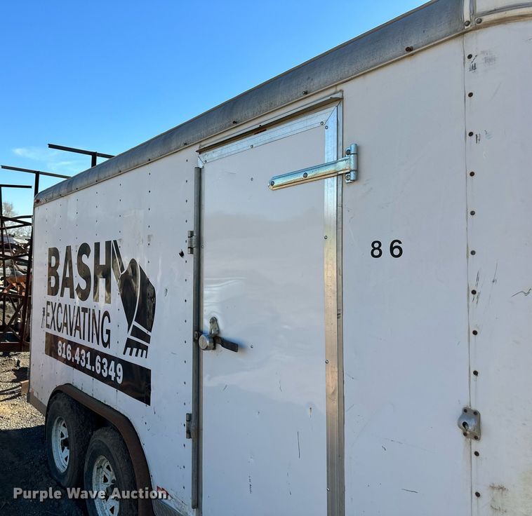 image for item DR5183 Doolittle  enclosed cargo trailer