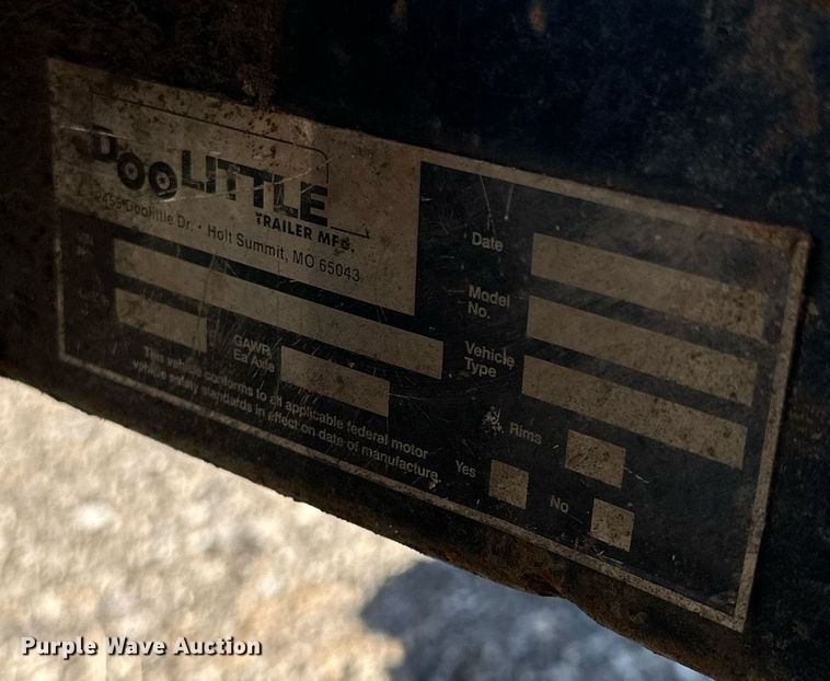 image for item DR5183 Doolittle  enclosed cargo trailer