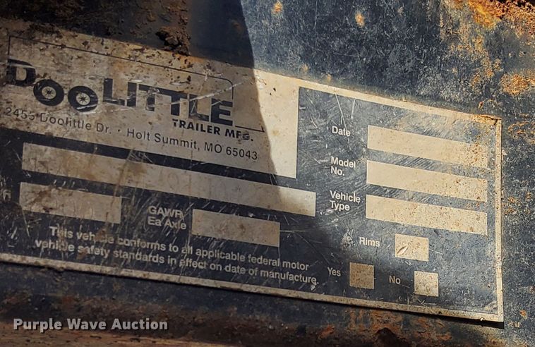 image for item DR5183 Doolittle  enclosed cargo trailer