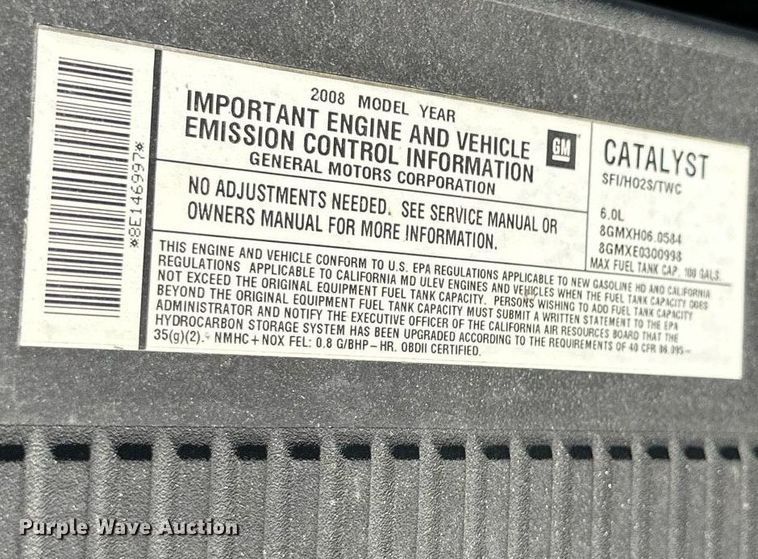 image for item DS2045 2008 GMC Sierra 3500HD  flatbed pickup truck