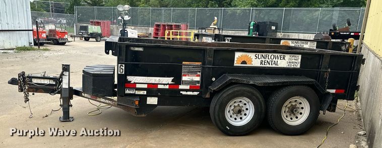image for item DS2098 2015 Towmaster T-12HD  dump trailer
