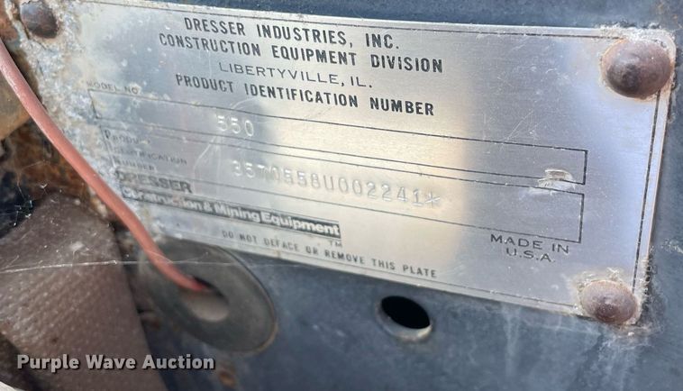 image for item DS8777 Dresser 550  wheel loader