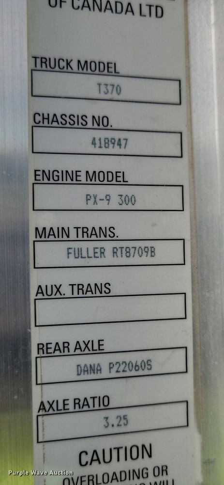 image for item JO9284 2014 Kenworth T370  utility / service truck