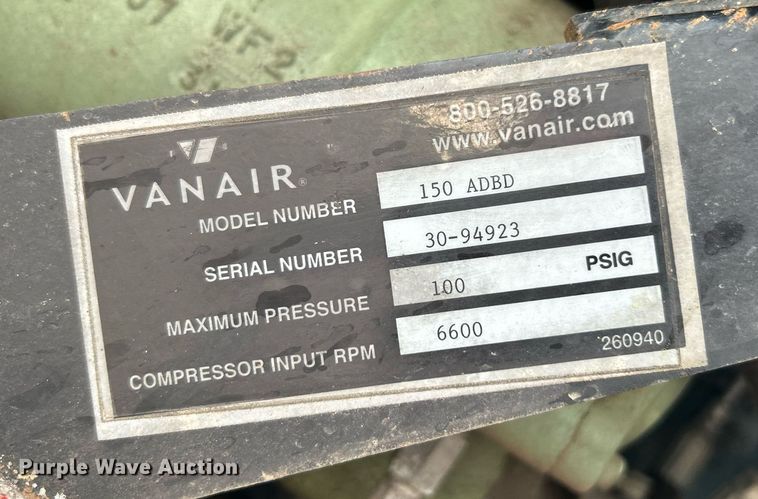 image for item KW9166 2014 Vermeer VX100XT-800AIR  vacuum excavator