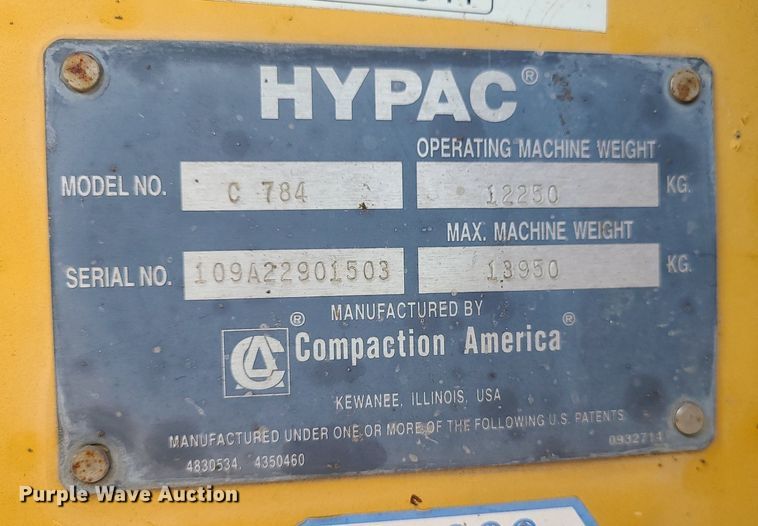 image for item LE9080 Hypac C784  double drum roller