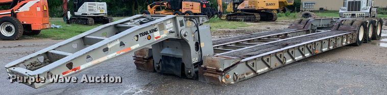 image for item LH9736 2006 Trail King TK110HDG  lowboy equipment trailer