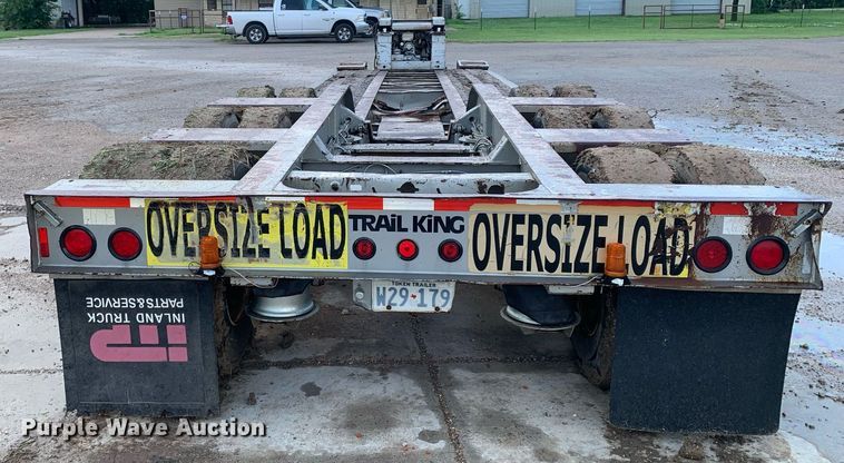 image for item LH9736 2006 Trail King TK110HDG  lowboy equipment trailer