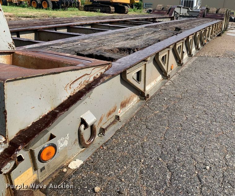 image for item LH9736 2006 Trail King TK110HDG  lowboy equipment trailer