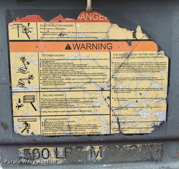 image for item LH9741 2005 JLG 450AJSII  boom lift