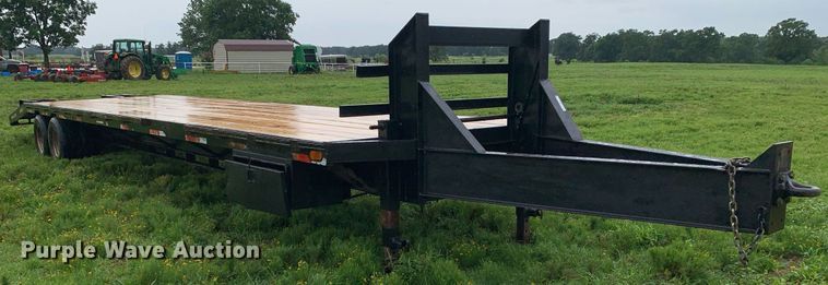 image for item LH9763 Shop built  equipment trailer