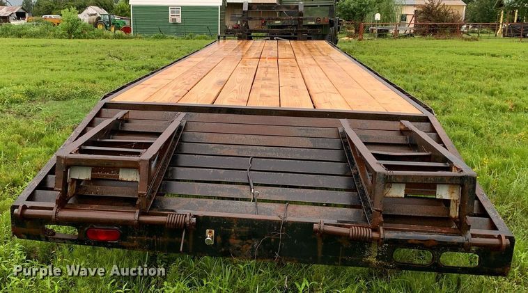 image for item LH9763 Shop built  equipment trailer