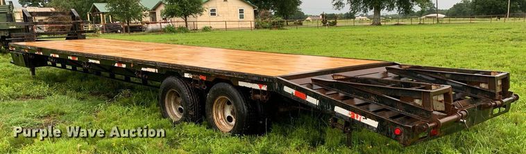 image for item LH9763 Shop built  equipment trailer