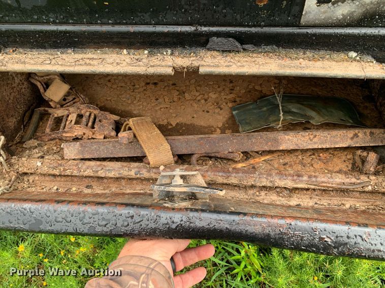 image for item LH9763 Shop built  equipment trailer