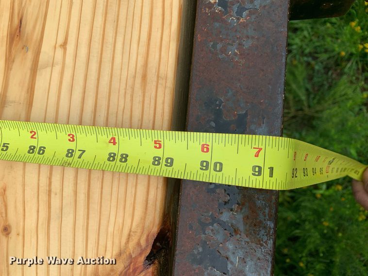 image for item LH9763 Shop built  equipment trailer