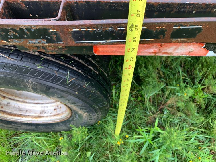 image for item LH9763 Shop built  equipment trailer