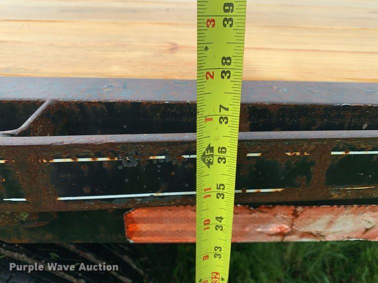 image for item LH9763 Shop built  equipment trailer