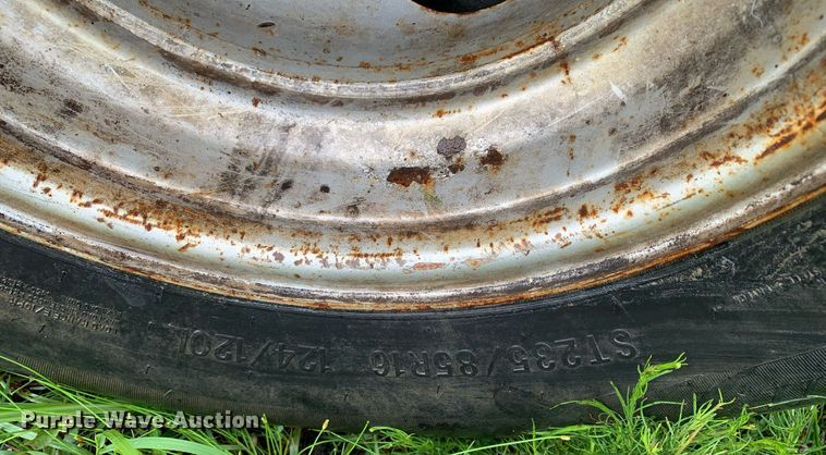 image for item LH9763 Shop built  equipment trailer