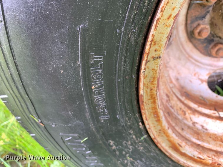 image for item LH9763 Shop built  equipment trailer