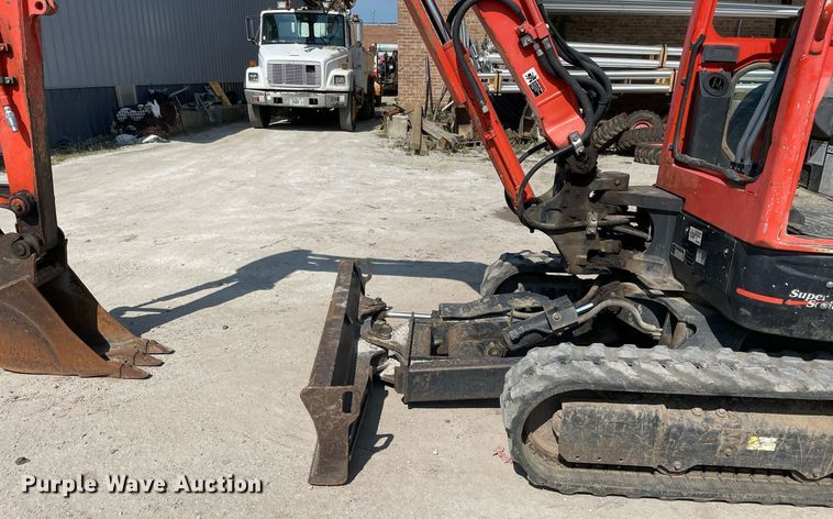 image for item LJ9780 2016 Kubota KX91-3S2  mini excavator