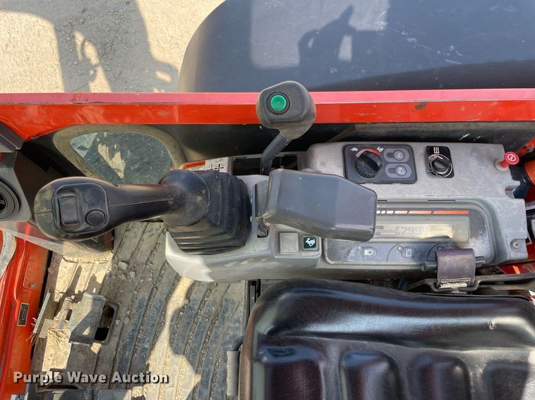 image for item LJ9780 2016 Kubota KX91-3S2  mini excavator