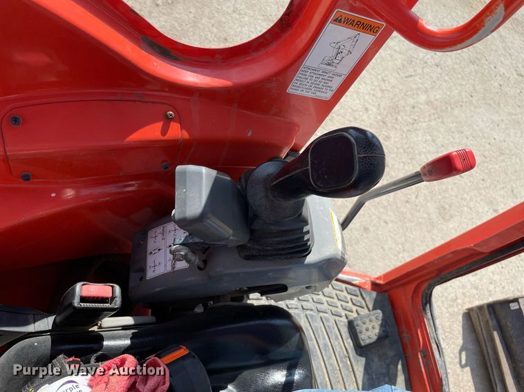 image for item LJ9780 2016 Kubota KX91-3S2  mini excavator