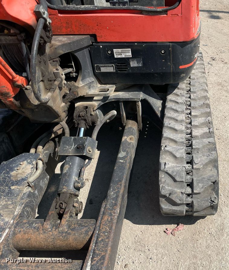 image for item LJ9780 2016 Kubota KX91-3S2  mini excavator