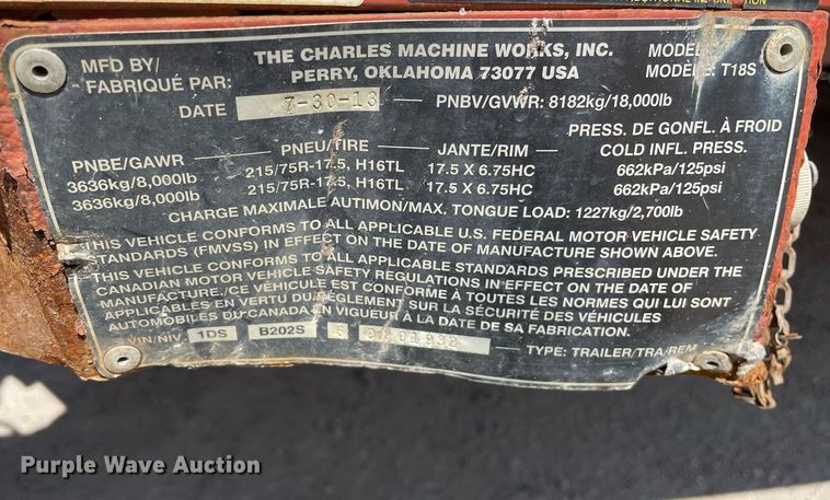 image for item LJ9781 2013 Ditch Witch FX50  vacuum excavator