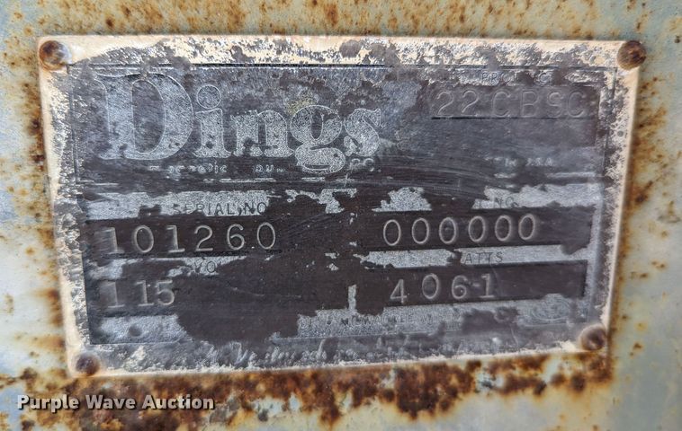 image for item LM9854 Dings Company Magnetic Group AF36  conveyor