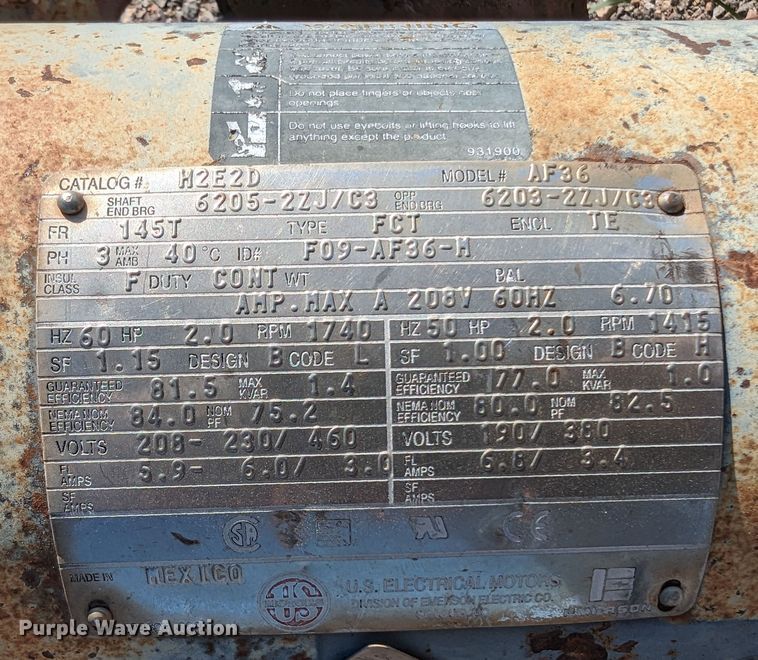 image for item LM9854 Dings Company Magnetic Group AF36  conveyor