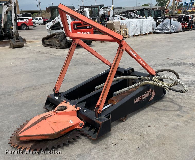 image for item LS9471 Marshall 1600  skid steer tree saw