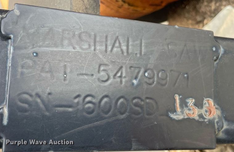 image for item LS9471 Marshall 1600  skid steer tree saw