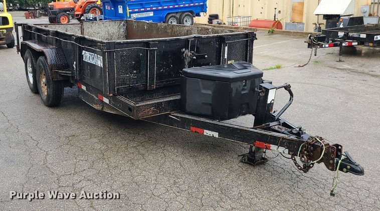 image for item MQ9543 2011 Titan  dump trailer