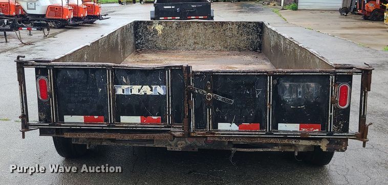 image for item MQ9543 2011 Titan  dump trailer
