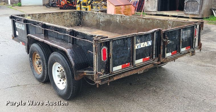 image for item MQ9543 2011 Titan  dump trailer